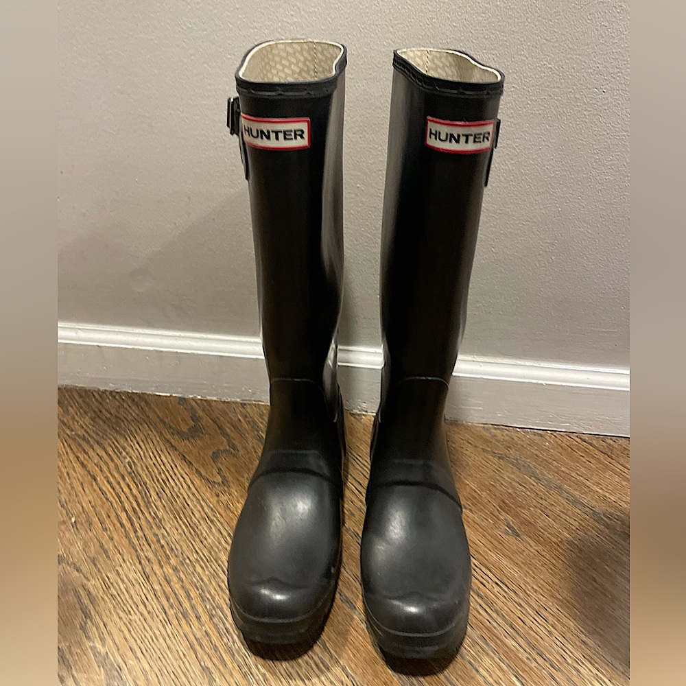 Hunter Original Tall Black Rainboots